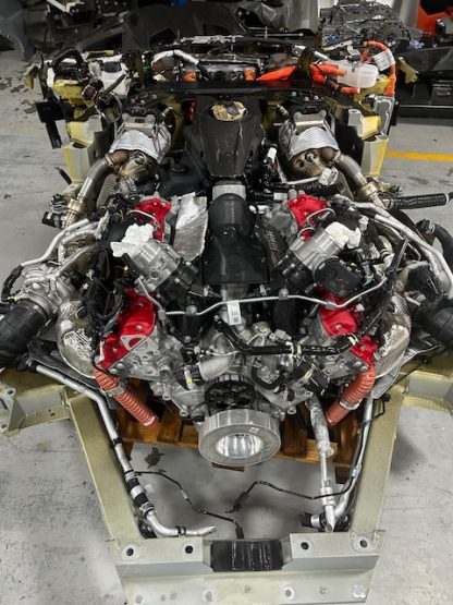 COMPLETE REAR STRUCTURE + ENGINE + ELECTRIC MACHINE + GEARBOX + ALL ELECTRIC PARTS FOR FERRARI SF90 - SPIDER - FXX