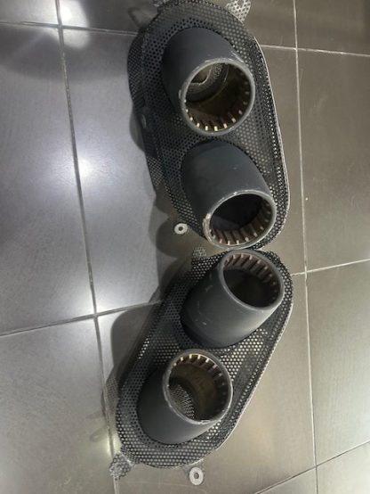TAIL PIPES COMPLETE WITH GRID FOR FERRARI ROMA - SPIDER  